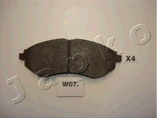 Комплект тормозных колодок, дисковый тормоз JAPKO 50W07