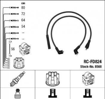 Комплект проводов зажигания NGK NGK Spark Plug 8568