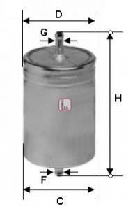 Топливный фильтр SOFIMA S 1611 B (фото 1)
