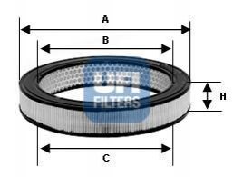 Повітряний фільтр UFI UFI Filters 27.946.00