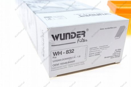 Фильтр воздушный WUNDER Filter WH 832 (фото 1)