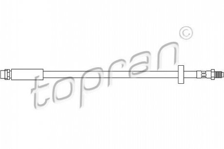 Тормозной шланг TOPRAN 110 400