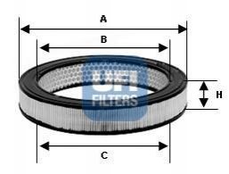 Повітряний фільтр UFI Filters 30.978.01 (фото 1)