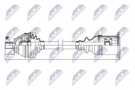 Полуось NTY NPW-VW-039