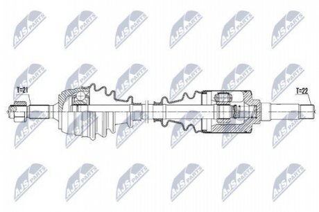 Полуось NTY NPW-CT-067 (фото 1)