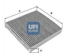 Фільтр, повітря у внутрішній простір UFI UFI Filters 54.256.00