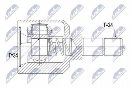 Шарнір равных угловых скоростей NTY NPW-CT-056