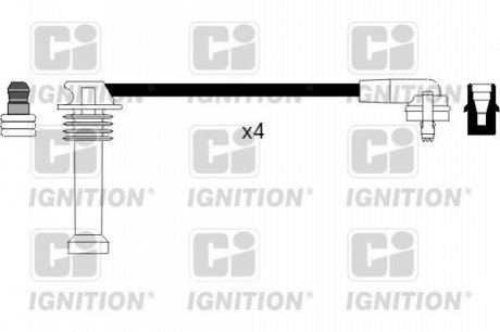 Комплект проводов зажигания HAZELL QUINTON XC402 (фото 1)