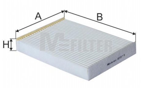 Фильтр салона Dokker/Lodgy 12- MFILTER M-Filter K 9114