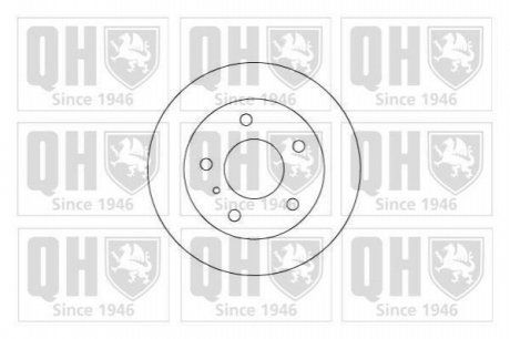 Тормозной диск HAZELL QUINTON BDC5173 (фото 1)