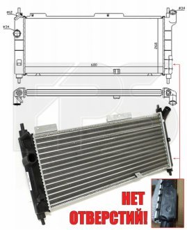 Радиатор охолодження FPS Forma Parts System FP 52 A277