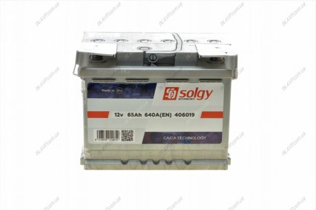 Аккумуляторная батарея SOLGY 406019 (фото 1)