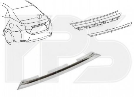 Полоска пластикова FPS Forma Parts System FP 7037 532