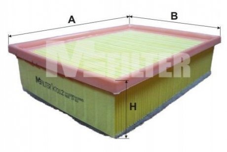 Фільтр повітряний 2.0 16V Citroen C4/Peugeot 307 05- M-Filter K 7012