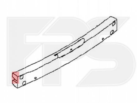 Шина бампера FPS Forma Parts System FP 5065 980