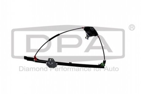 Window regulator, front left, without door sheet, without motor, manually DPA 88371811802