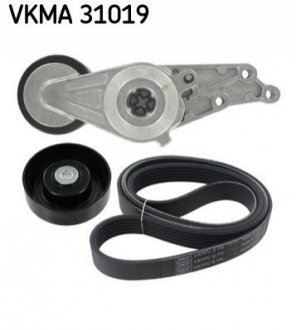 Комплект поліклиновий (ремень+ролики) SKF VKMA 31019
