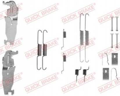 ZESTAW INST SZCZ╩K QUICK BRAKE QB NISSAN PRIMERA 1.5. 2.0D 06.96-11.06 QUICK BRAKE OJD Quick Brake 105-0811S