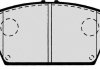 Комплект тормозных колодок, дисковый тормоз HERTH+BUSS JAKOPARTS J3601072 (фото 2)