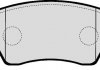 Комплект тормозных колодок, дисковый тормоз HERTH+BUSS JAKOPARTS J3601085 (фото 2)