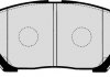 Комплект тормозных колодок, дисковый тормоз HERTH+BUSS JAKOPARTS J3602096 (фото 2)