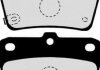 Комплект тормозных колодок, дисковый тормоз HERTH+BUSS JAKOPARTS J3612020 (фото 2)
