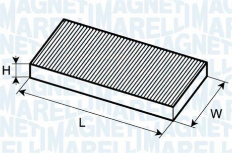 Фильтр, воздух во внутренном пространстве Magneti Marelli 350203061740