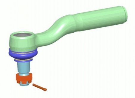 Наконечник поперечной рулевой тяги, Угловой шарнир LEMFORDER LEMFÖRDER 37327 01