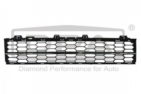 Radiator grille with chromed trim strip, front DPA 88531807302