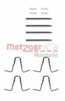 Комплектуючі, колодки дискового тормоза METZGER 109-1005