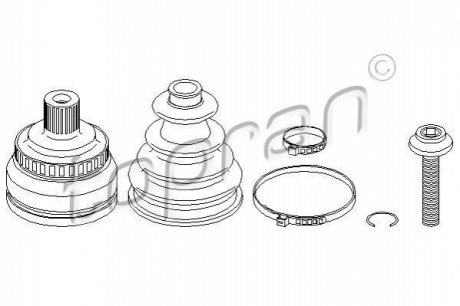 Шарнирный комплект, приводной вал TOPRAN 110 810
