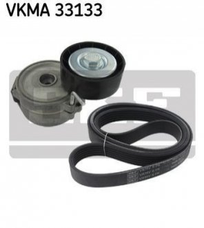 Поликлиновой ременный комплект SKF VKMA 33133