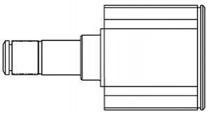 Шарнирный комплект, приводной вал GSP GSP AUTOMOTIVE 641001