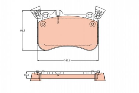 KLOCKI HAM LUCAS DAIMLER TRW GDB2229