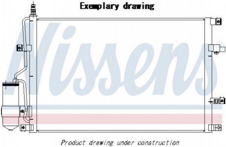 CHŁODNICA KLIMATYZACJI HONDA Nissens A/S 941223 (фото 1)