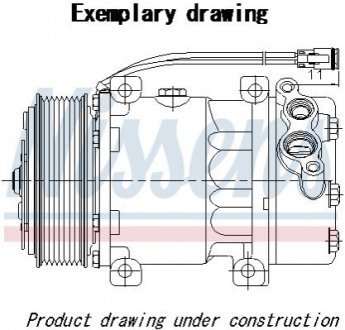 Компресор кондиціонера NISSENS Nissens A/S 890698