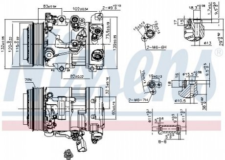 Компресор, кондиціонер NISSENS Nissens A/S 890156