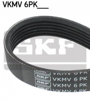 Поликлиновой ремінь SKF VKMV 6PK1782