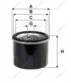 Олійний фильтр WIX FILTERS WL7475