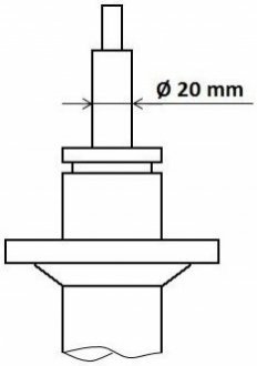 AMORT./PRZ/ VW UP 12- KYB 3338041