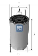 Масляный фильтр UFI UFI Filters 23.469.00