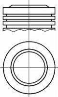 Поршень Nural 87-139407-00