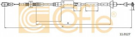 Тросик газа COFLE 11.0127