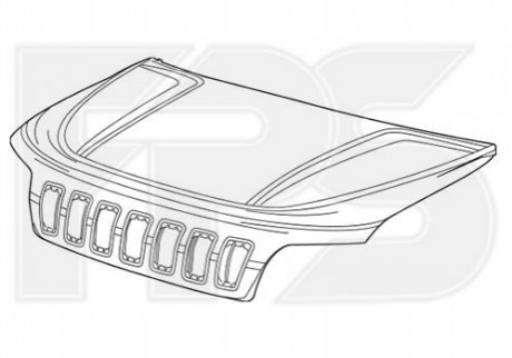 Капот FPS Forma Parts System FP 3813 281