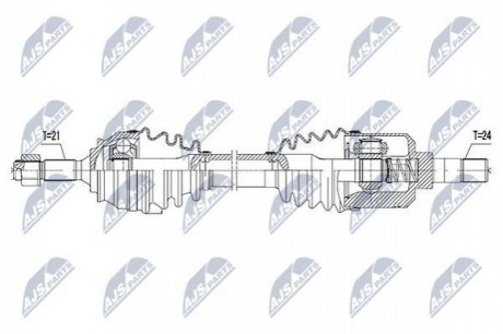 Полуось NTY NPW-CT-055 (фото 1)