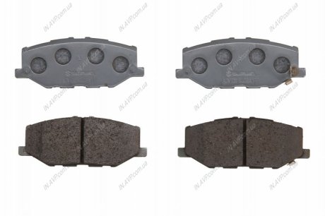 Колодки гальмівні дискові (комплект 4 шт) HERTH+BUSS JAKOPARTS J3608012