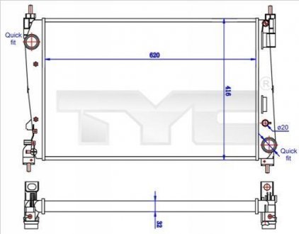 Chlodnica wody TYC 7250042R