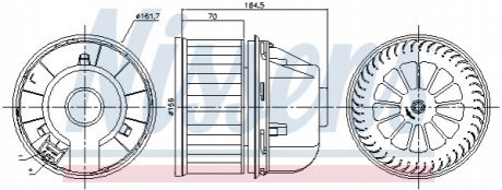 DMUCHAWA FORD Nissens A/S 87817 (фото 1)