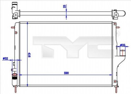 Теплообменник TYC 7280056R