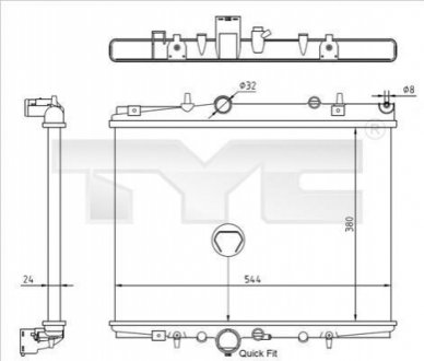 Теплообменник TYC 7260018R